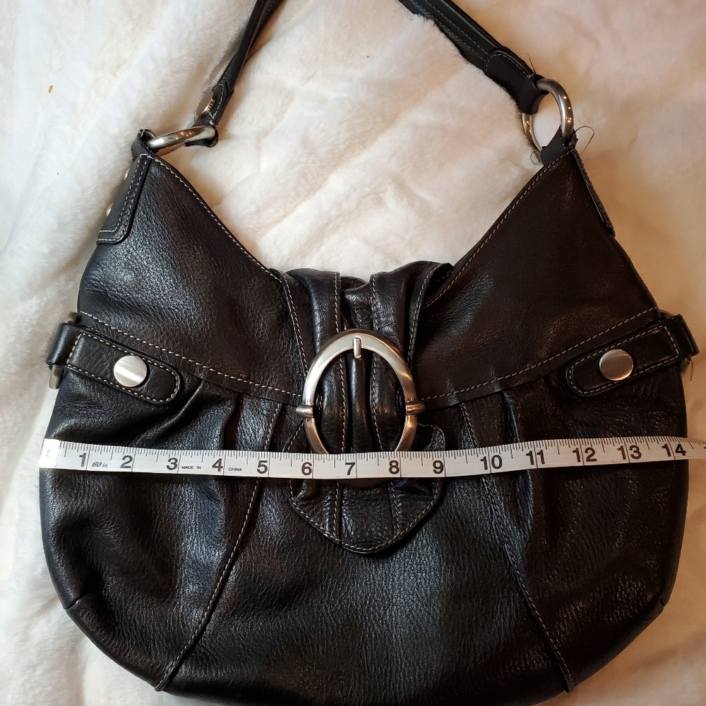 Scarlett Blake black leather purse
